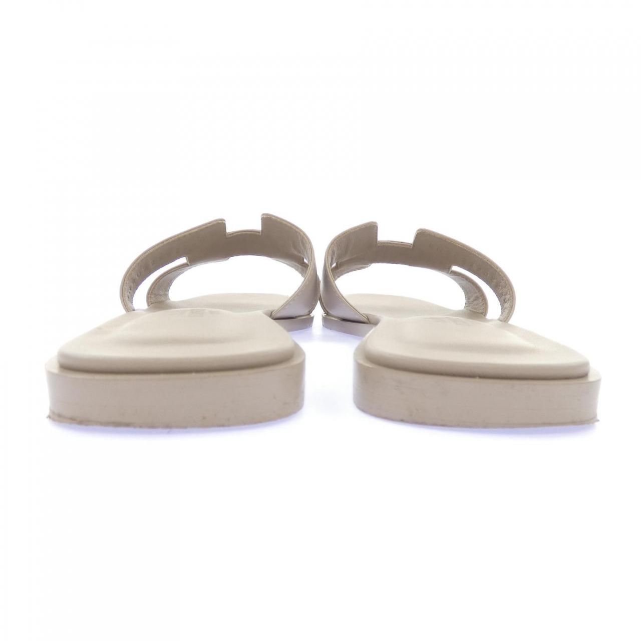 Hermes Oran Sandals Beige — view 5