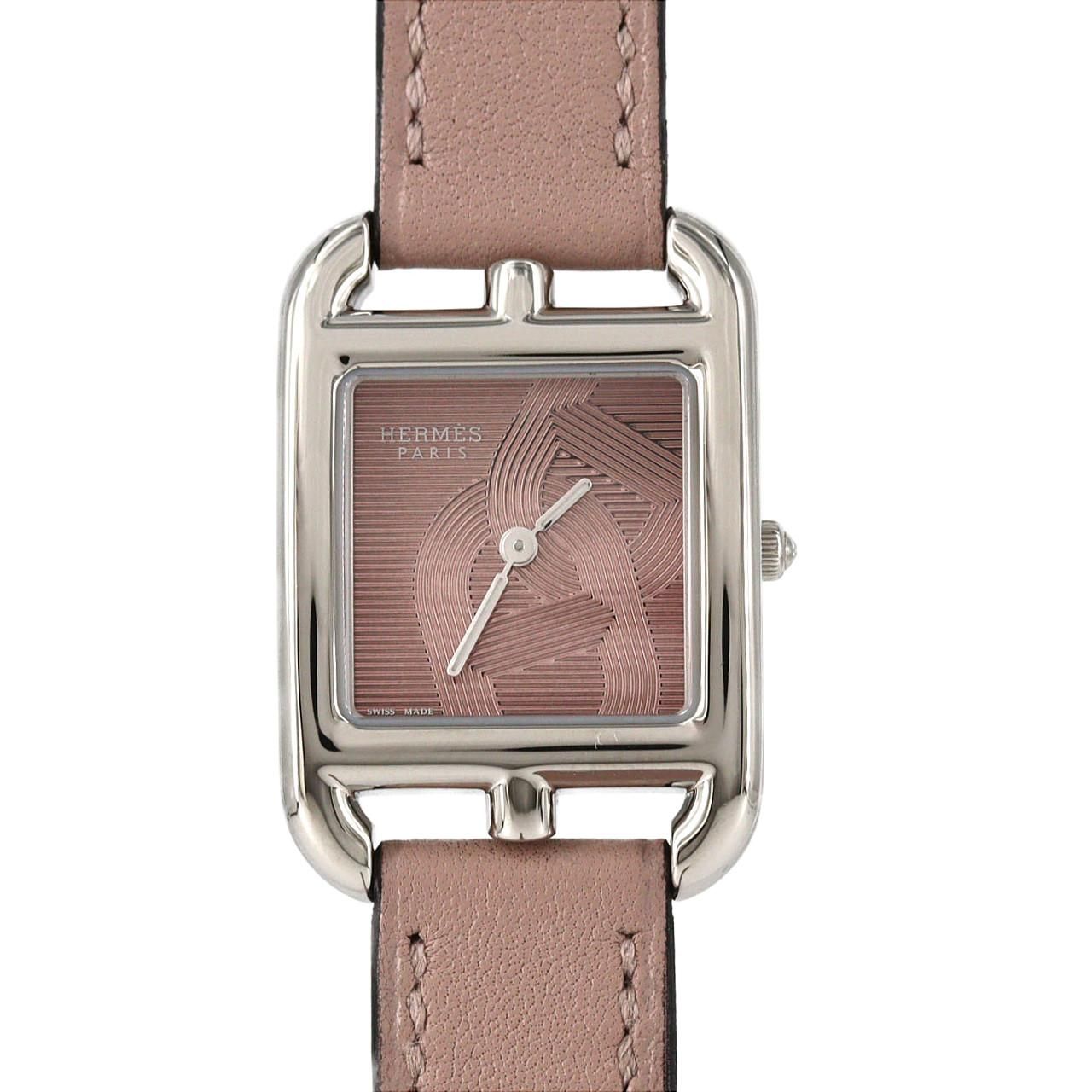 Hermes Capecod Double Tour SS Quartz Watch