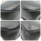 Gucci Bamboo Kiss Lock Handbag Black Leather Vintage — view 5