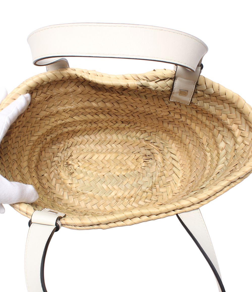 Loewe Basket Bag Handbag Raffia Small — view 4
