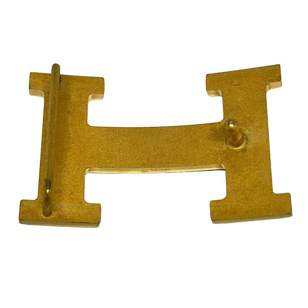 Hermes Gold Buckle Belt — view 2