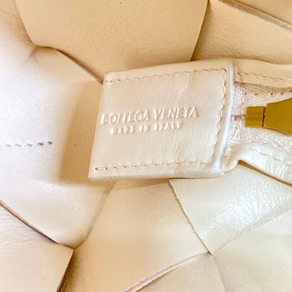 Bottega Veneta Shoulder Bag Mini Cassette Macaron Lambskin — view 9