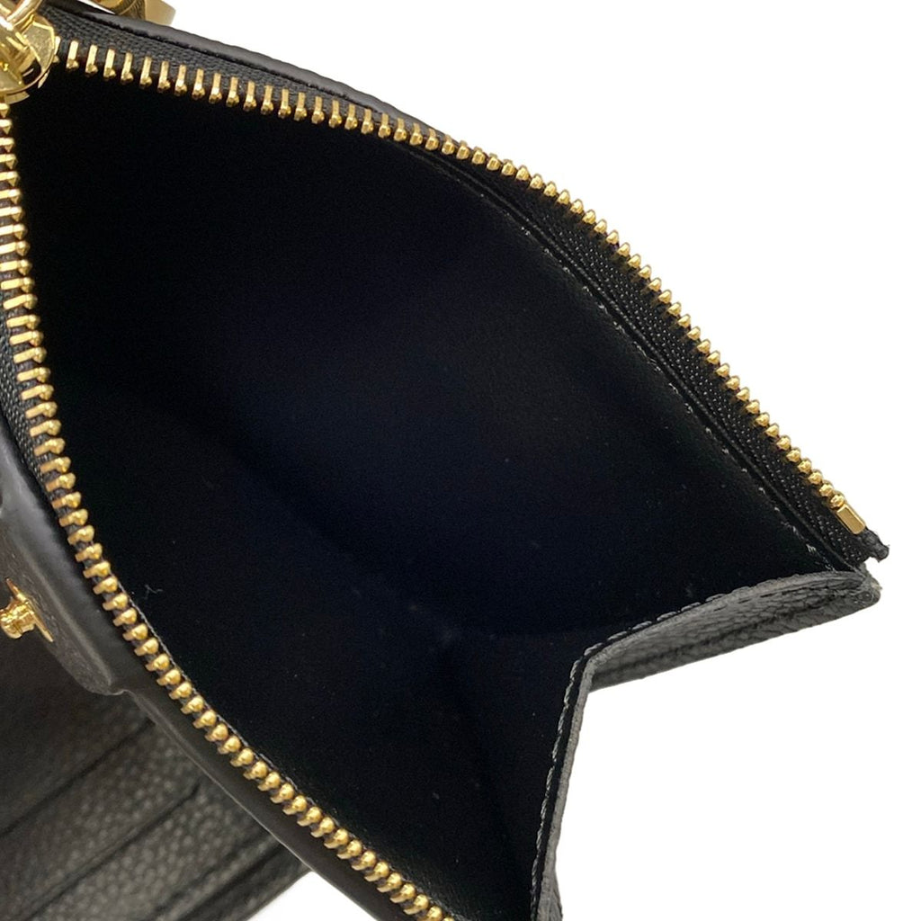 Louis Vuitton Bifold Wallet Monogram Empreinte Portefeuille Lisa Noir Leather — view 4
