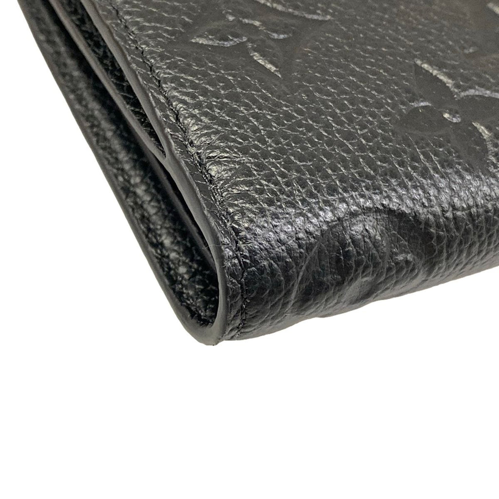 Louis Vuitton Bifold Wallet Monogram Empreinte Portefeuille Lisa Noir Leather — view 6
