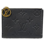 Louis Vuitton Bifold Wallet Monogram Empreinte Portefeuille Lisa Noir Leather
