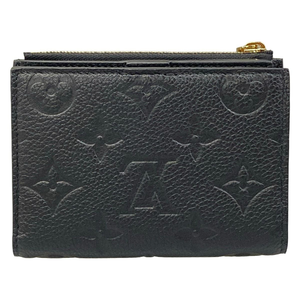 Louis Vuitton Bifold Wallet Monogram Empreinte Portefeuille Lisa Noir Leather — view 2