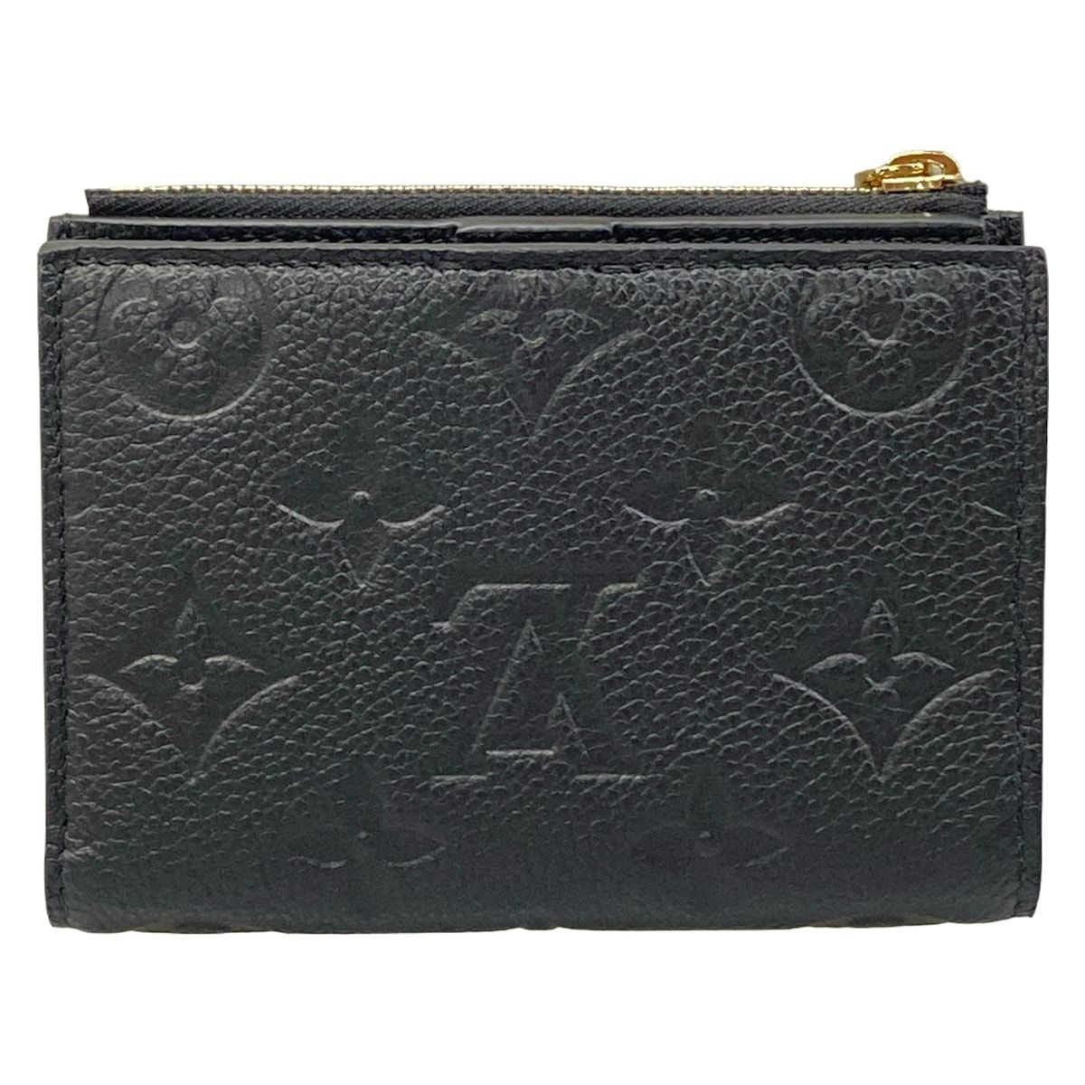 Louis Vuitton Bifold Wallet Monogram Empreinte Portefeuille Lisa Noir Leather — view 2