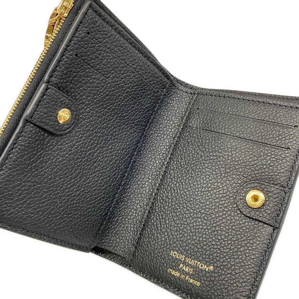 Louis Vuitton Bifold Wallet Monogram Empreinte Portefeuille Lisa Noir Leather — view 3