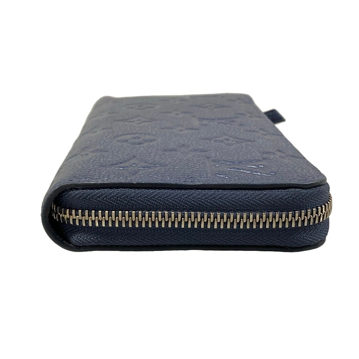 Louis Vuitton Wallet Monogram Empreinte Zippy Navy Cles Leather Cowhide — view 8