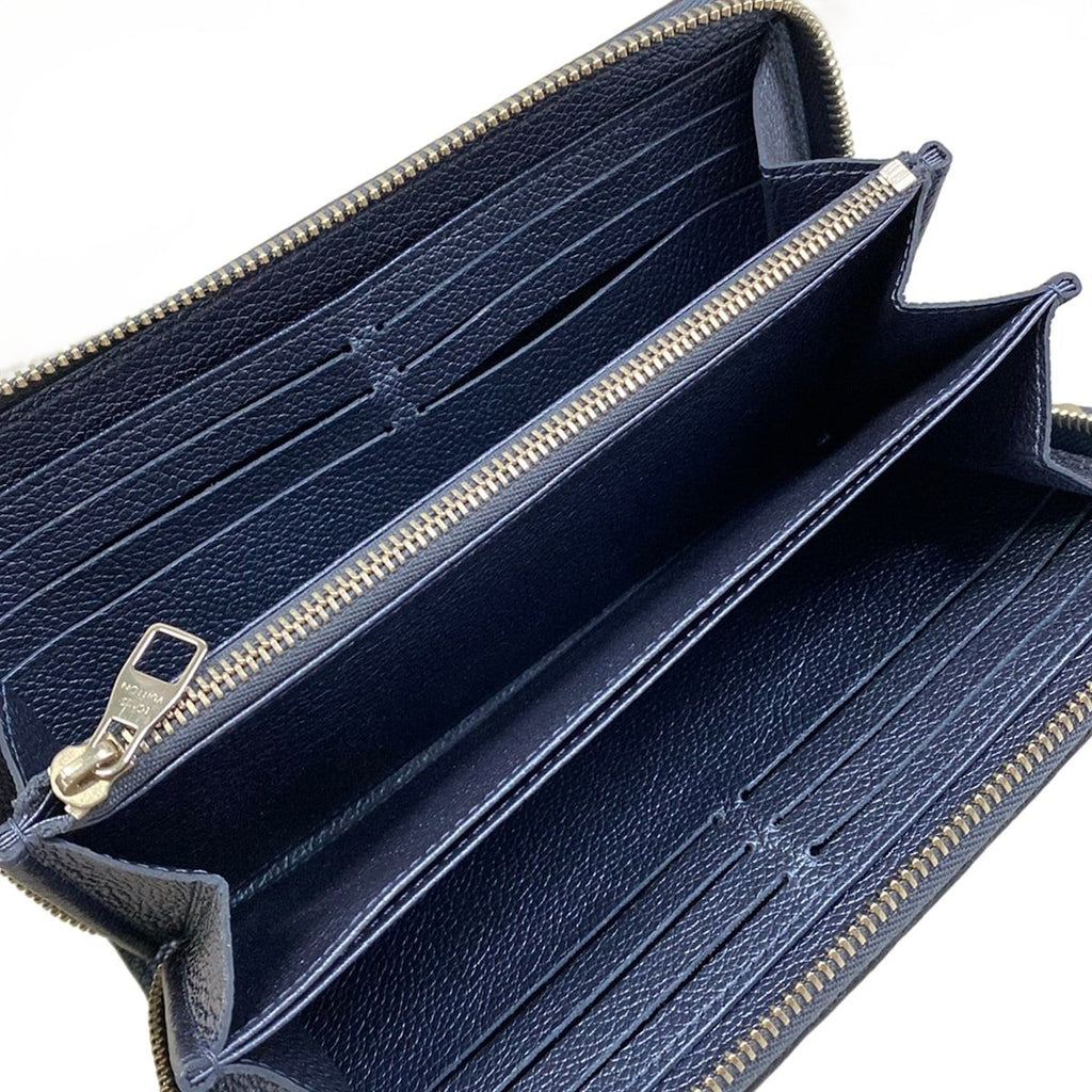 Louis Vuitton Wallet Monogram Empreinte Zippy Navy Cles Leather Cowhide — view 3