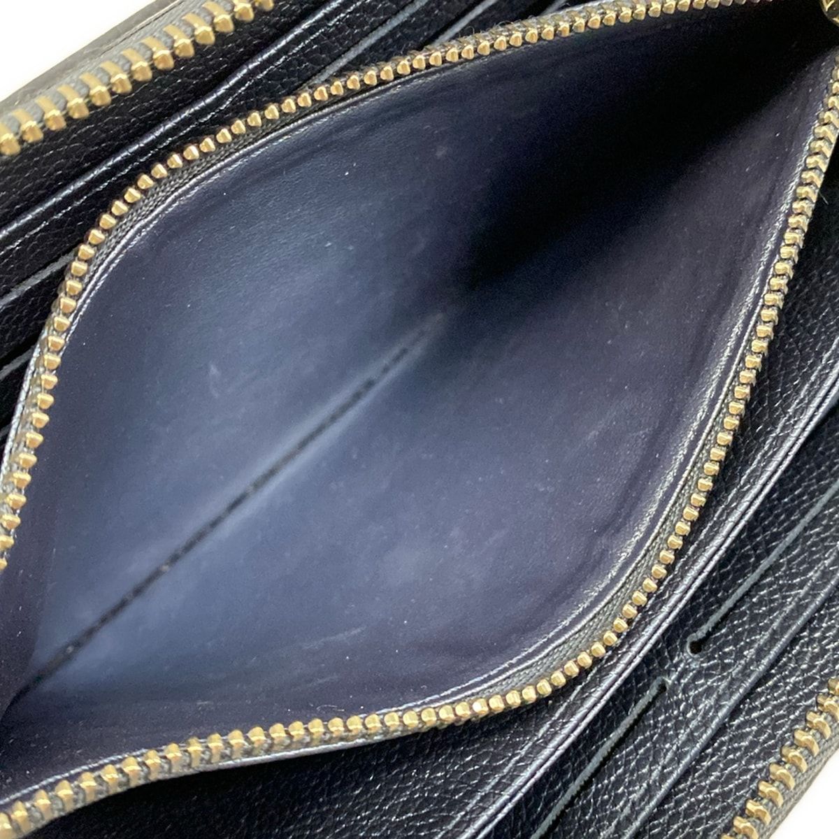 Louis Vuitton Wallet Monogram Empreinte Zippy Navy Cles Leather Cowhide — view 4