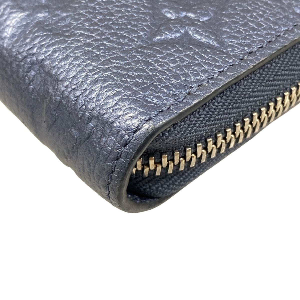 Louis Vuitton Wallet Monogram Empreinte Zippy Navy Cles Leather Cowhide — view 6