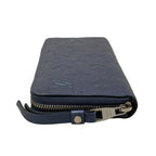 Louis Vuitton Wallet Monogram Empreinte Zippy Navy Cles Leather Cowhide — view 9