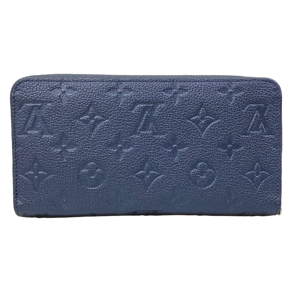 Louis Vuitton Wallet Monogram Empreinte Zippy Navy Cles Leather Cowhide — view 2