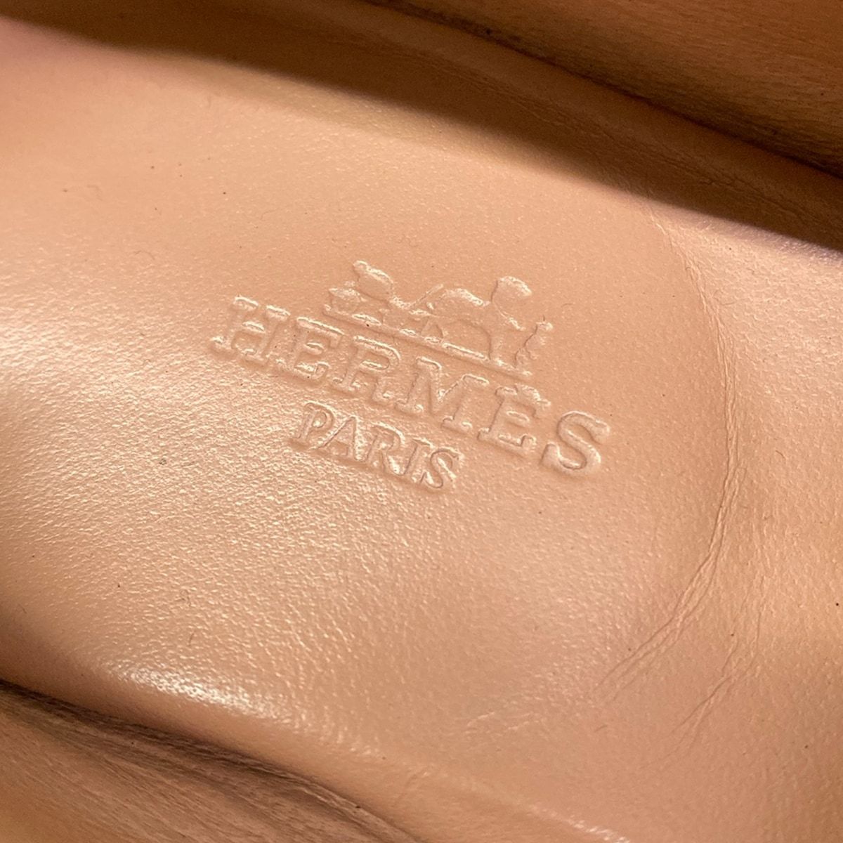 Hermes Loafers 38.5 Black Silver Leather — view 9