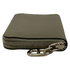 Hermes Coin Case Zip Azap Compact Grimeia Silver Chaine D'ancre Zip Around — view 8