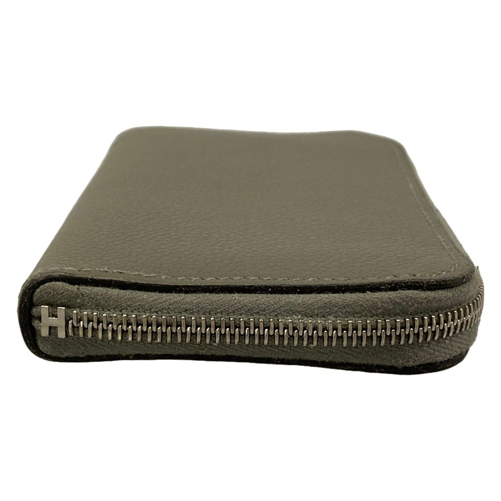 Hermes Coin Case Zip Azap Compact Grimeia Silver Chaine D'ancre Zip Around — view 7