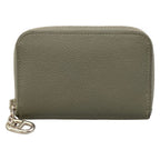 Hermes Coin Case Zip Azap Compact Grimeia Silver Chaine D'ancre Zip Around