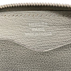 Hermes Coin Case Zip Azap Compact Grimeia Silver Chaine D'ancre Zip Around — view 4