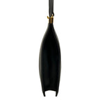 Celine Shoulder Bag Clasp Mini Black Kiss Lock Leather — view 4