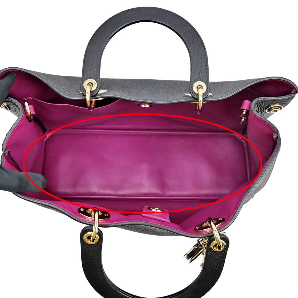 Diorissimo Handbag Black Pink Gold — view 7
