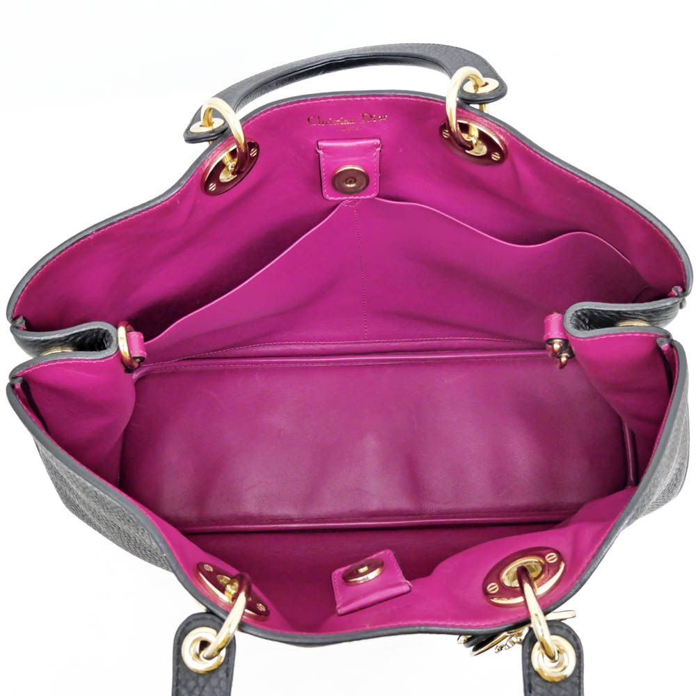 Diorissimo Handbag Black Pink Gold — view 5