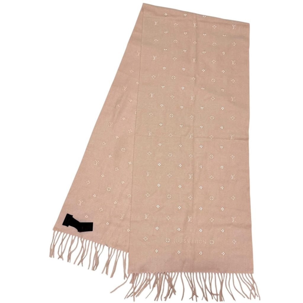 Louis Vuitton Silk Cashmere Echarpe LV Stella Scarf