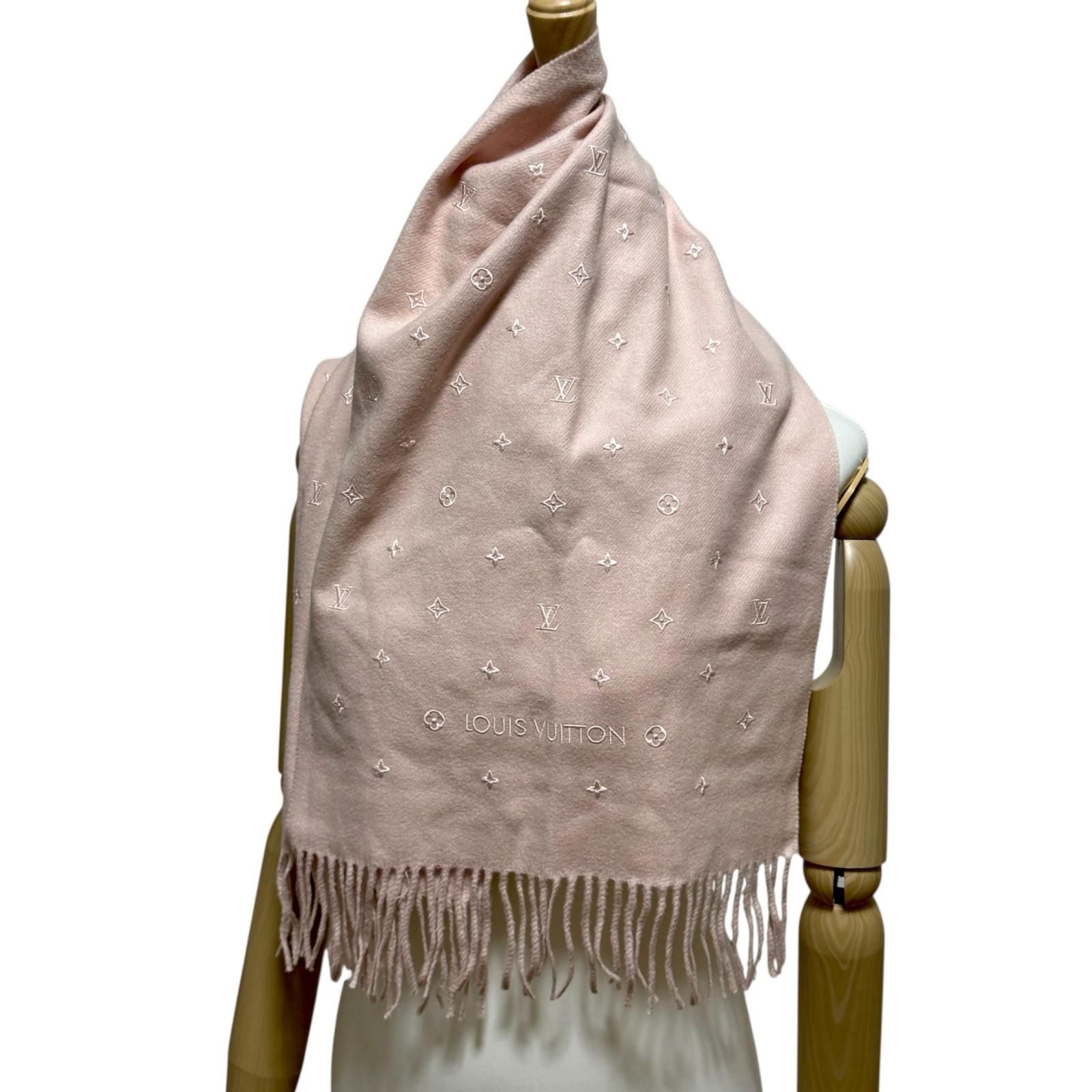 Louis Vuitton Silk Cashmere Echarpe LV Stella Scarf — view 4