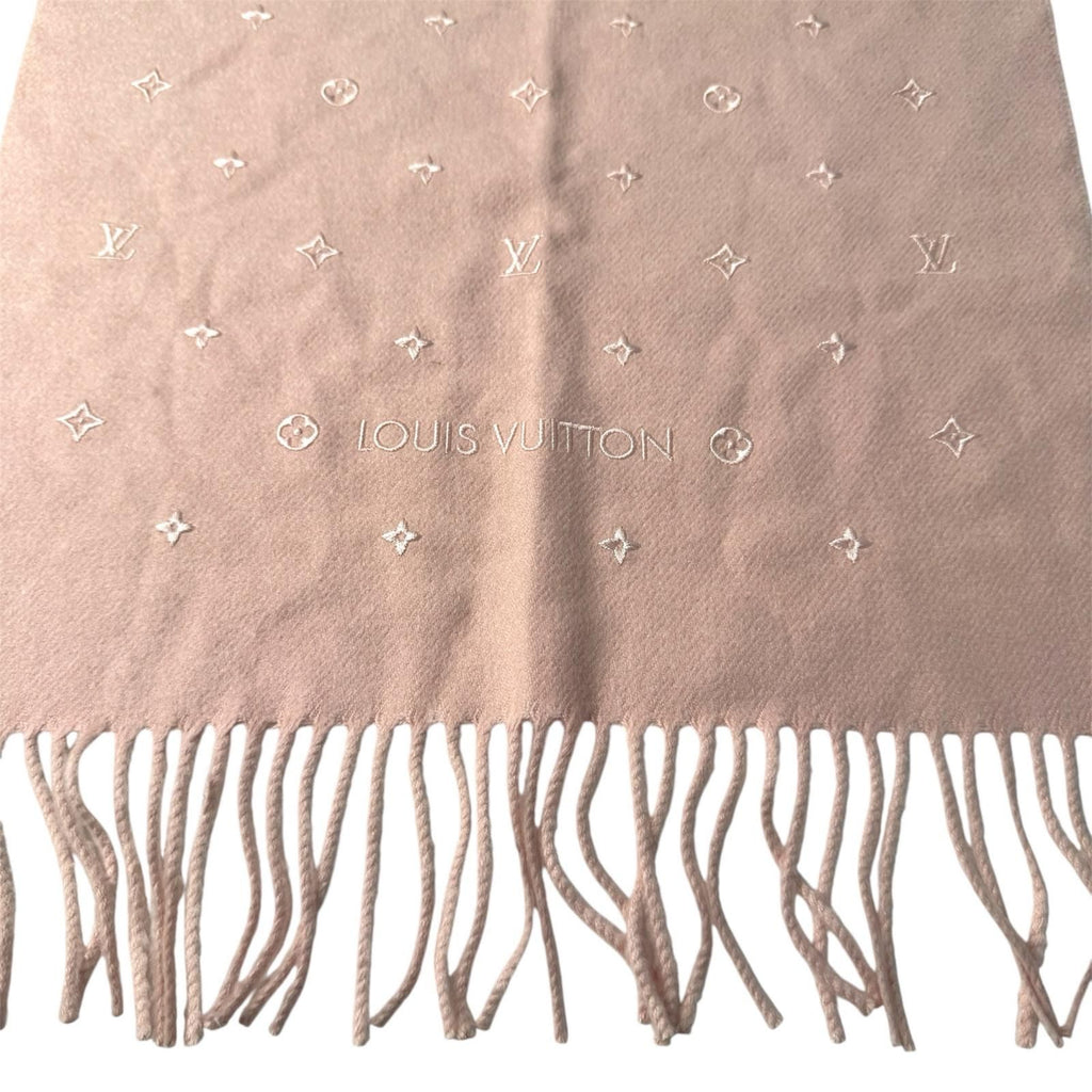 Louis Vuitton Silk Cashmere Echarpe LV Stella Scarf — view 3