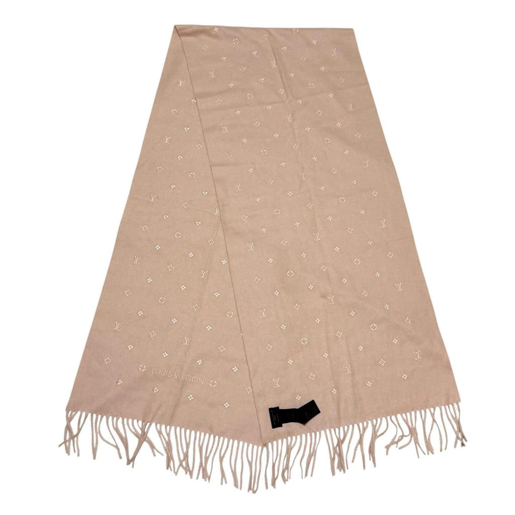 Louis Vuitton Silk Cashmere Echarpe LV Stella Scarf — view 2