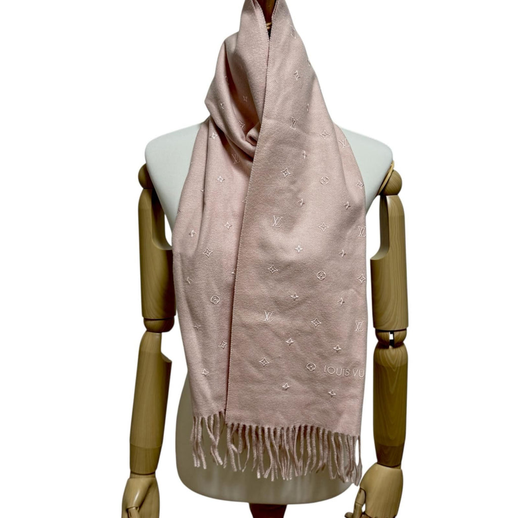Louis Vuitton Silk Cashmere Echarpe LV Stella Scarf — view 5
