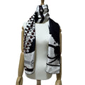 Hermes Brazil & Brandebre Beads Shawl Scarf