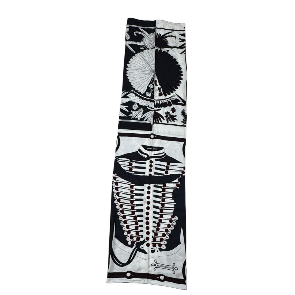 Hermes Brazil & Brandebre Beads Shawl Scarf — view 2