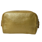 Loewe Pouch Heritage Gold Leather Cosmetic Case — view 2