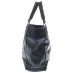 Chanel Paris Biarritz CC Logo Quilted Leather Tote Black — view 3