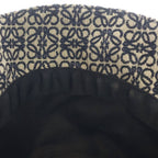 Loewe Anagram Jacquard Bucket Hat Black Beige — view 6