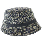 Loewe Anagram Jacquard Bucket Hat Black Beige — view 3