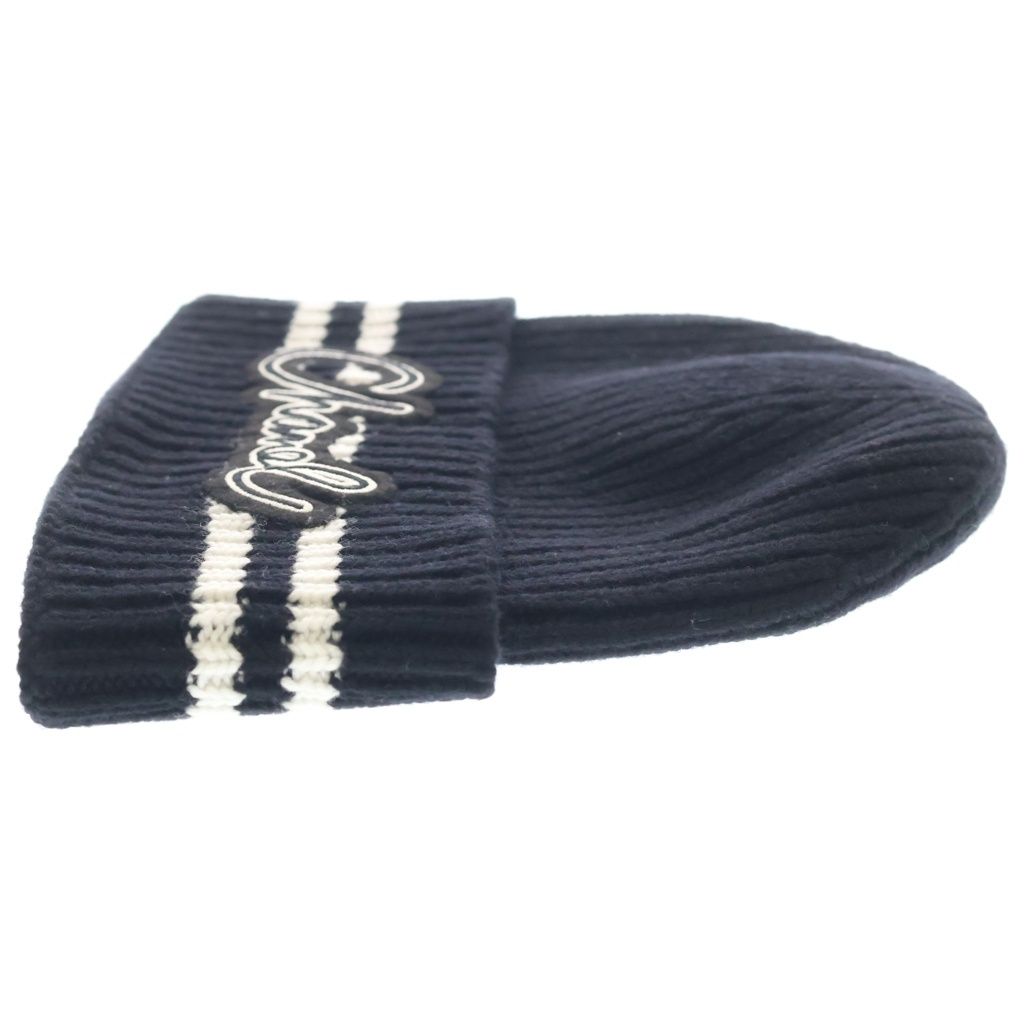 Chanel AW Logo Patch Cashmere Knit Cap Black — view 3
