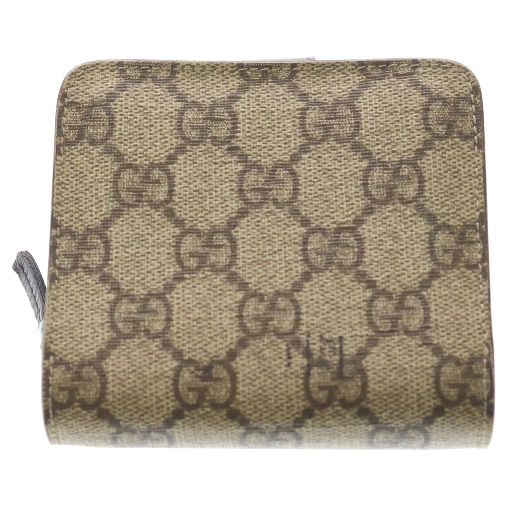 Gucci GG Supreme Bifold Wallet Compact Beige — view 2