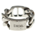 Dior CD Icon Chain Link Signature Ring Silver — view 2