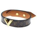 Louis Vuitton Bracelet Essential Monogram Leather Brown
