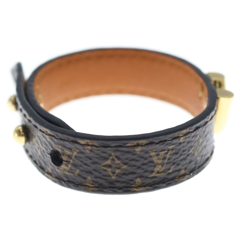 Louis Vuitton Bracelet Essential Monogram Leather Brown — view 3