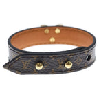 Louis Vuitton Bracelet Essential Monogram Leather Brown — view 2