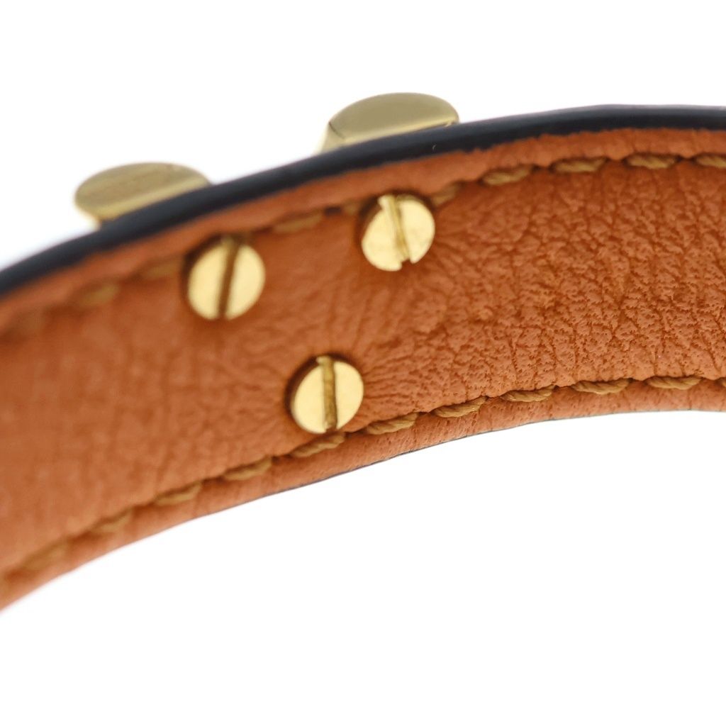 Louis Vuitton Bracelet Essential Monogram Leather Brown — view 5