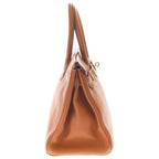 Hermes Birkin 30 Brown Taurillon Clemence Gold Handbag — view 3