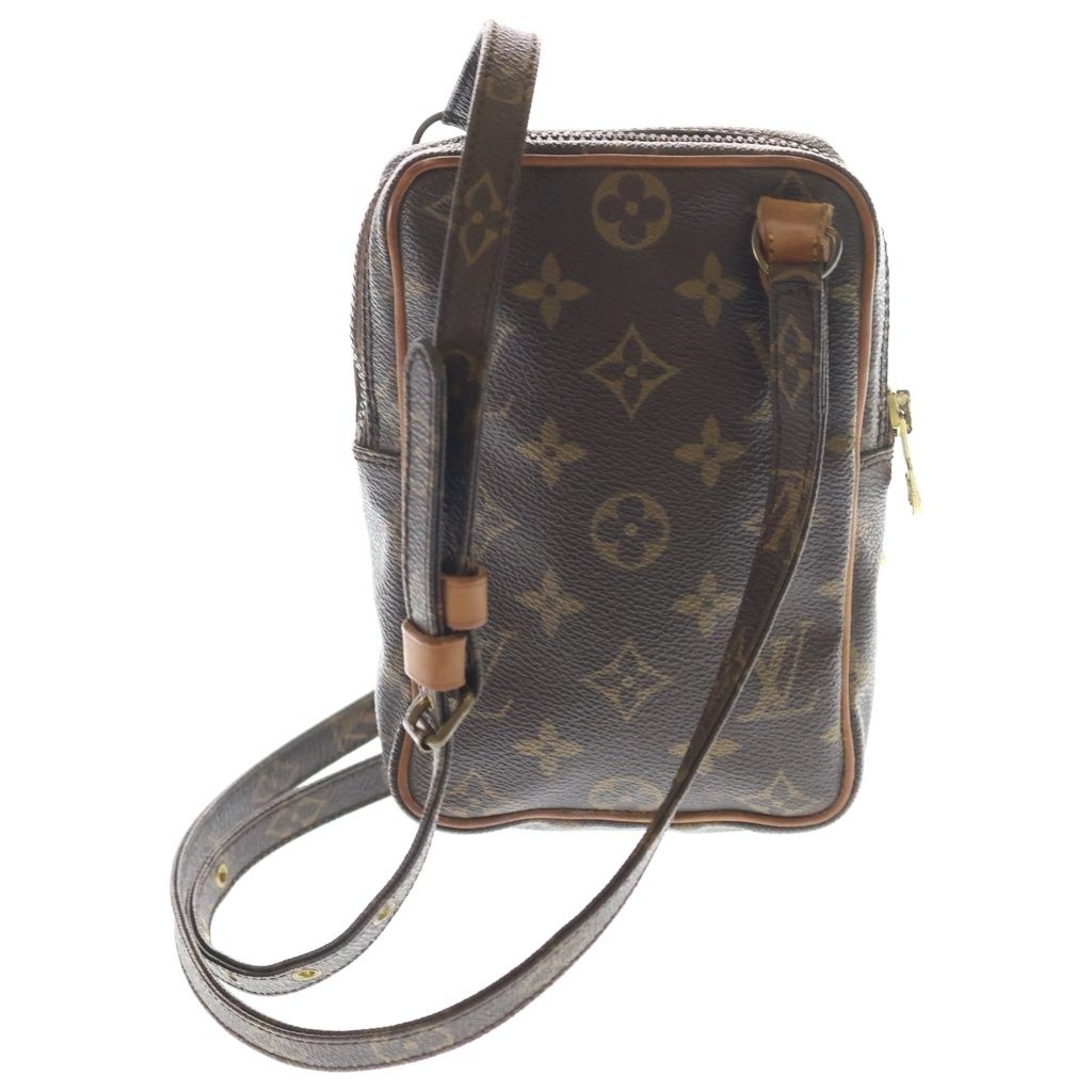 Louis Vuitton Mini Amazon Monogram Leather Shoulder Bag Gold Brown — view 2