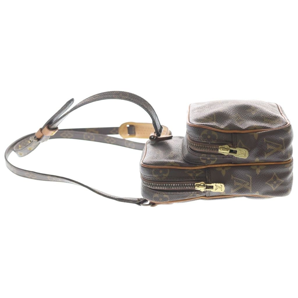 Louis Vuitton Mini Amazon Monogram Leather Shoulder Bag Gold Brown — view 3