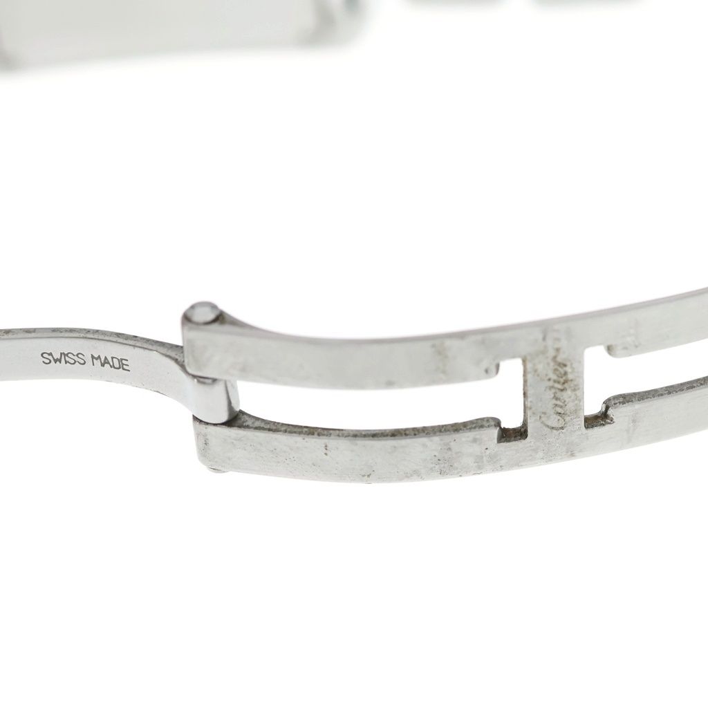 Cartier Tank Francaise LM White Dial SS at Stainless Steel Automatic Winding — view 6