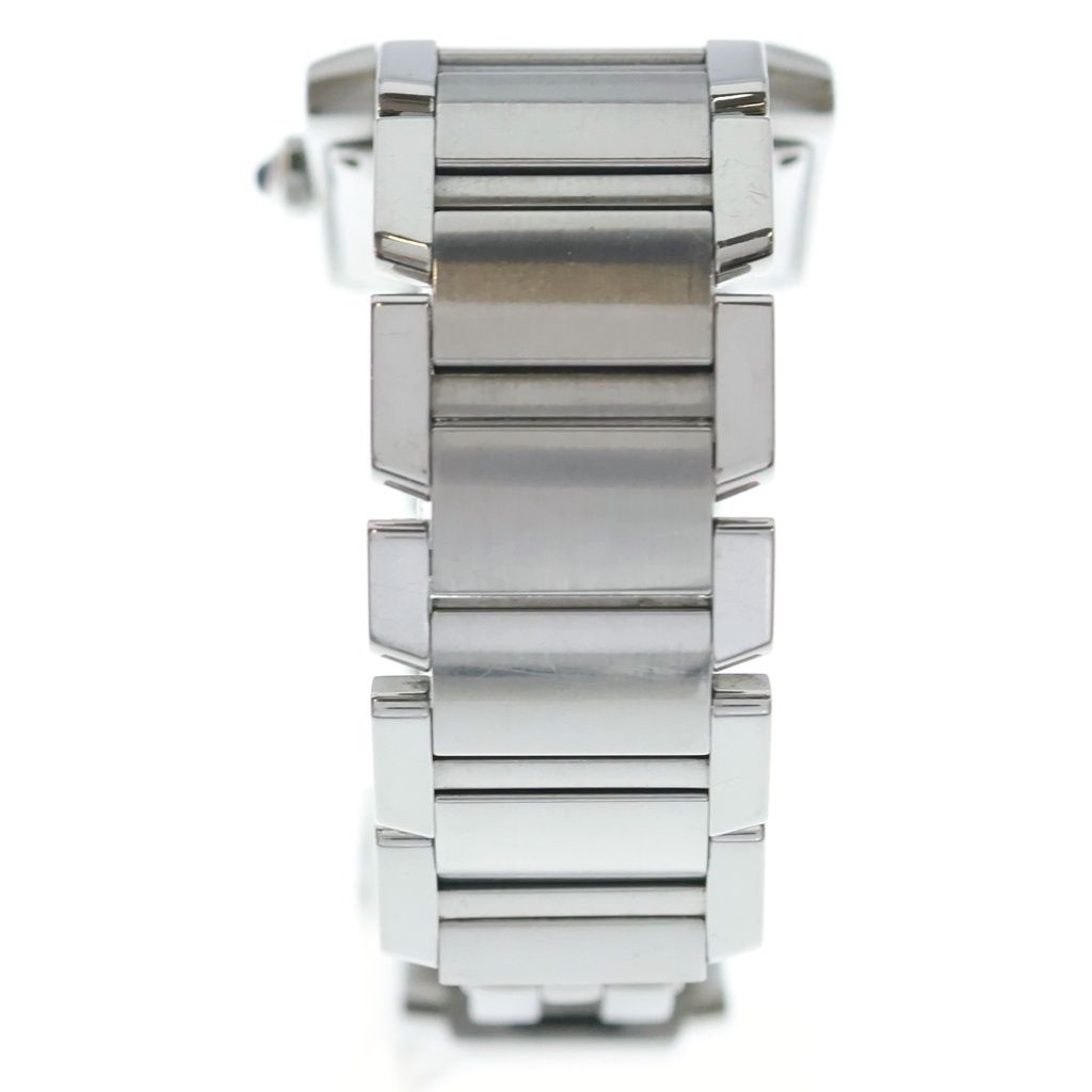 Cartier Tank Francaise LM White Dial SS at Stainless Steel Automatic Winding — view 2