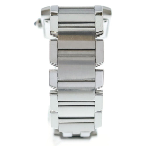Cartier Tank Francaise LM White Dial SS at Stainless Steel Automatic Winding — view 2